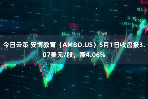 今日云策 安博教育（AMBO.US）5月1日收盘报3.07美元/股，涨4.06%